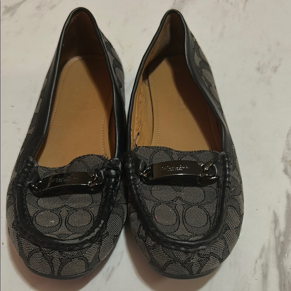 Coach Women's Gray Loafers